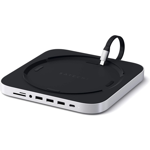 Satechi USB C Hub - Type-C Aluminum Stand & Hub for M1/M2 Apple MacMini - Picture 9 of 9